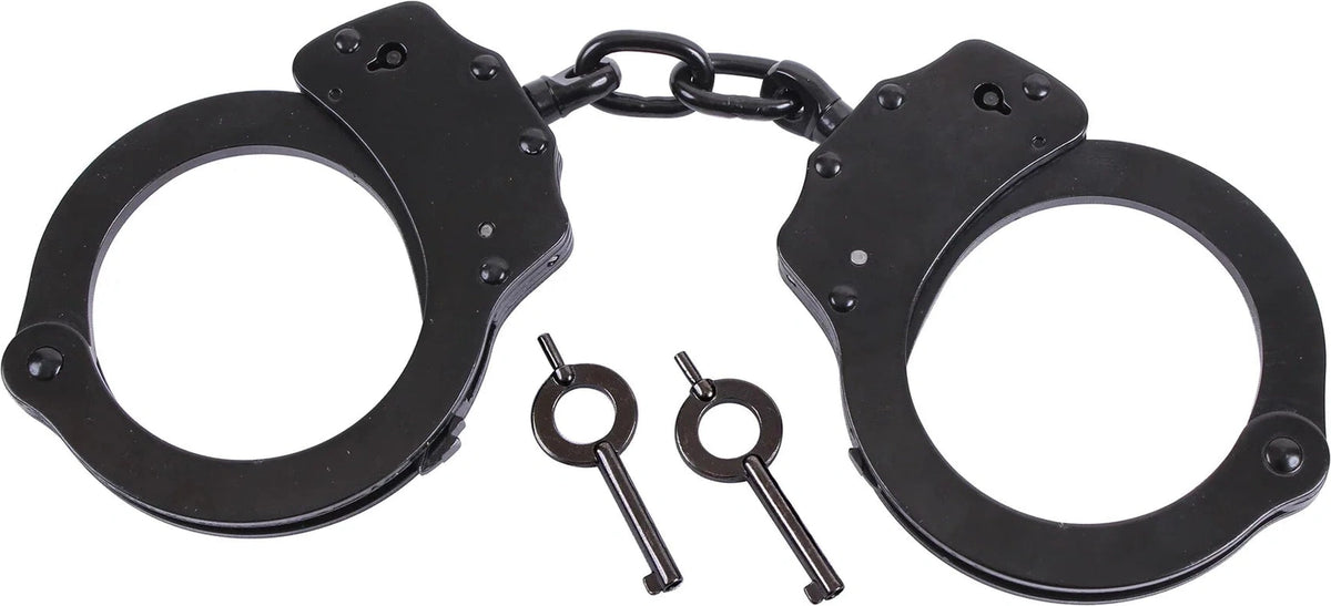 Stainless Steel Handcuffs - Black