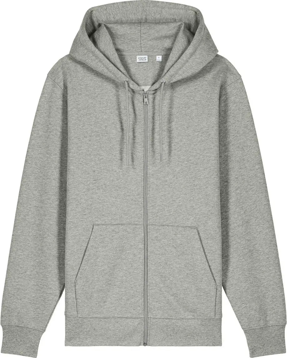 Stanley/stella Sxu005 Unisex Cultivator 2.0 Full-zip Hooded Sweatshirt - Heather Gray