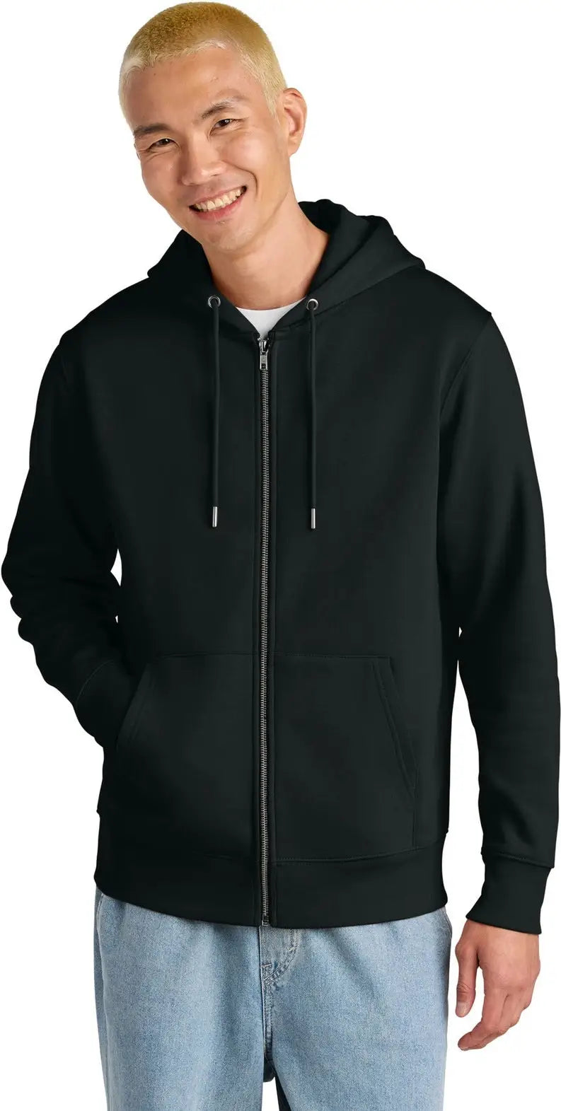Stanley/stella Sxu005 Unisex Cultivator 2.0 Full-zip Hooded Sweatshirt - Black - Adult Xs