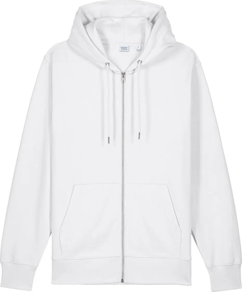 Stanley/stella Sxu005 Unisex Cultivator 2.0 Full-zip Hooded Sweatshirt - White