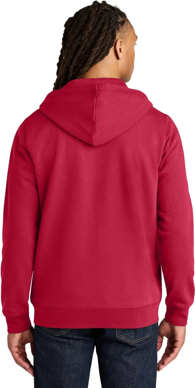 Stanley/stella Sxu011 Unisex Mixer Full-zip Hooded Sweatshirt - Red