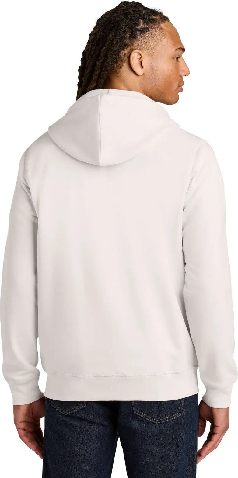 Stanley/stella Sxu011 Unisex Mixer Full-zip Hooded Sweatshirt - Vintage White