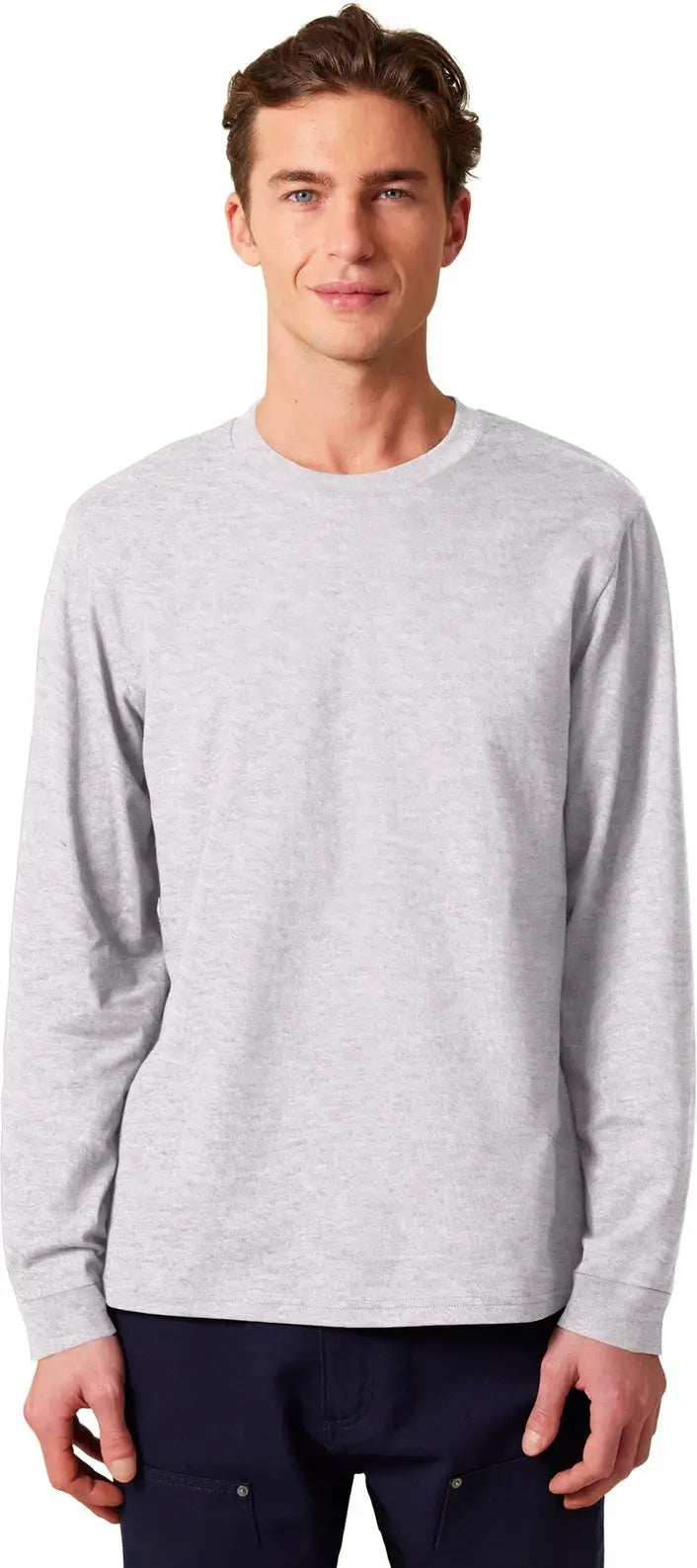 Stanley/stella Sxu022 Unisex Creator 2.0 Long Sleeve Tee - Cool Heather Gray - Adult Xs