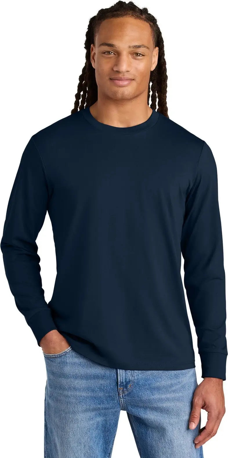 Stanley/stella Sxu022 Unisex Creator 2.0 Long Sleeve Tee - French Navy - Adult Xs