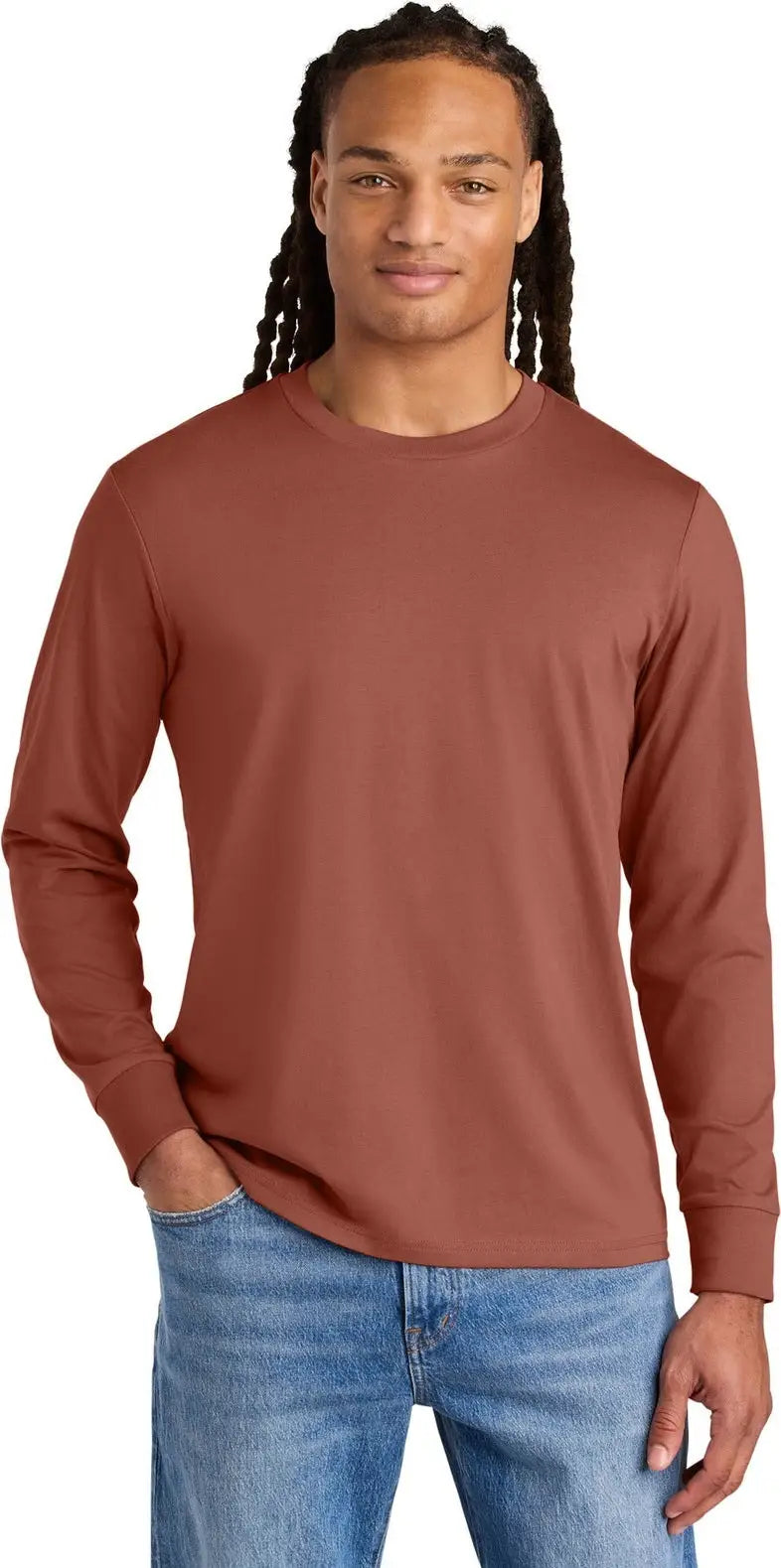 Stanley/stella Sxu022 Unisex Creator 2.0 Long Sleeve Tee - Heritage Brown - Adult Xs