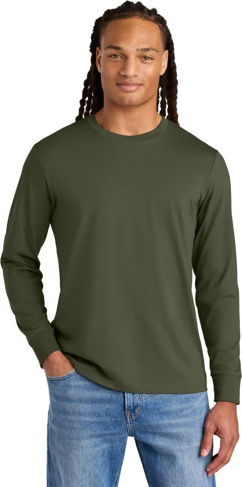 Stanley/stella Sxu022 Unisex Creator 2.0 Long Sleeve Tee - Khaki Green - Adult Xs