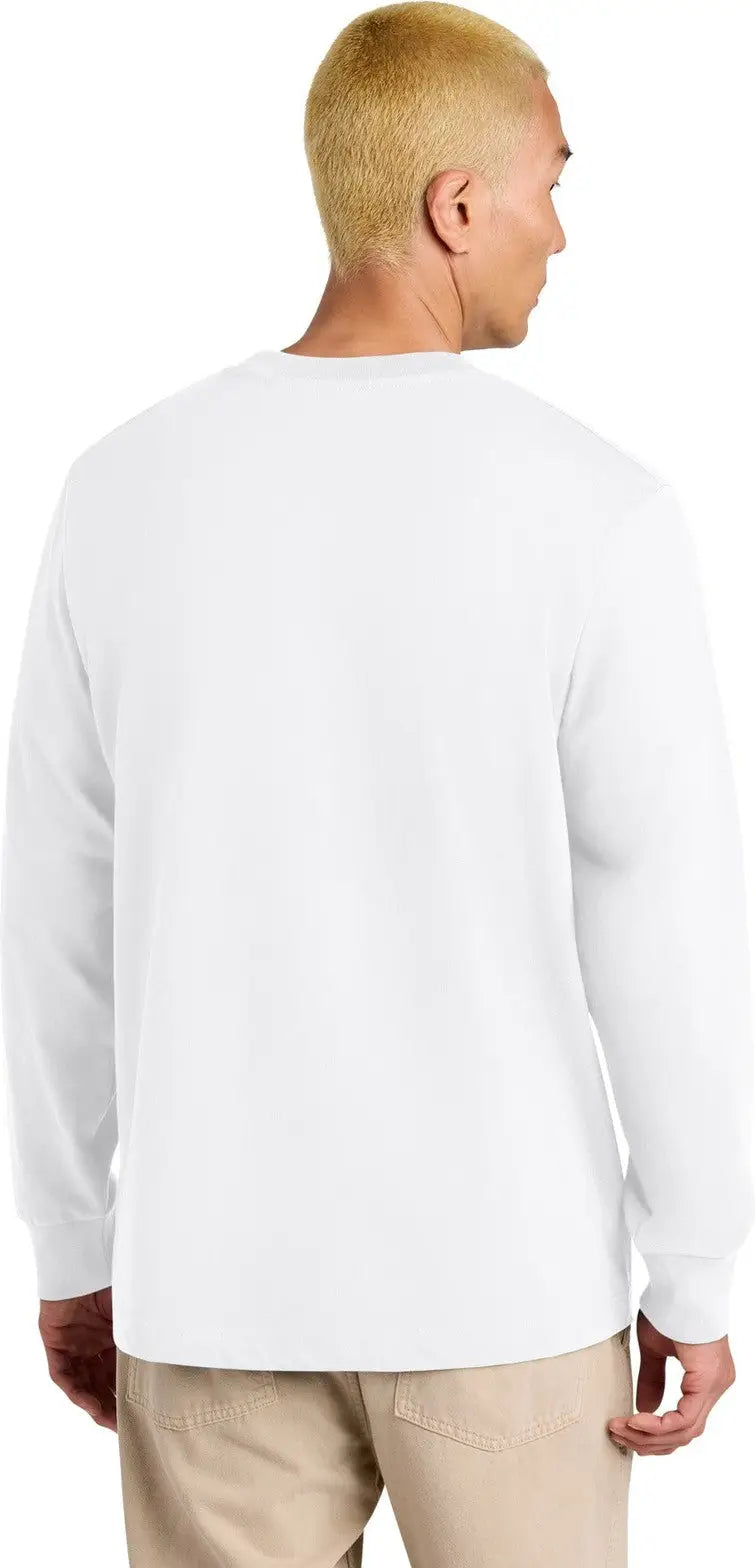 Stanley/stella Sxu023 Unisex Freestyler Heavyweight Long Sleeve Tee - White