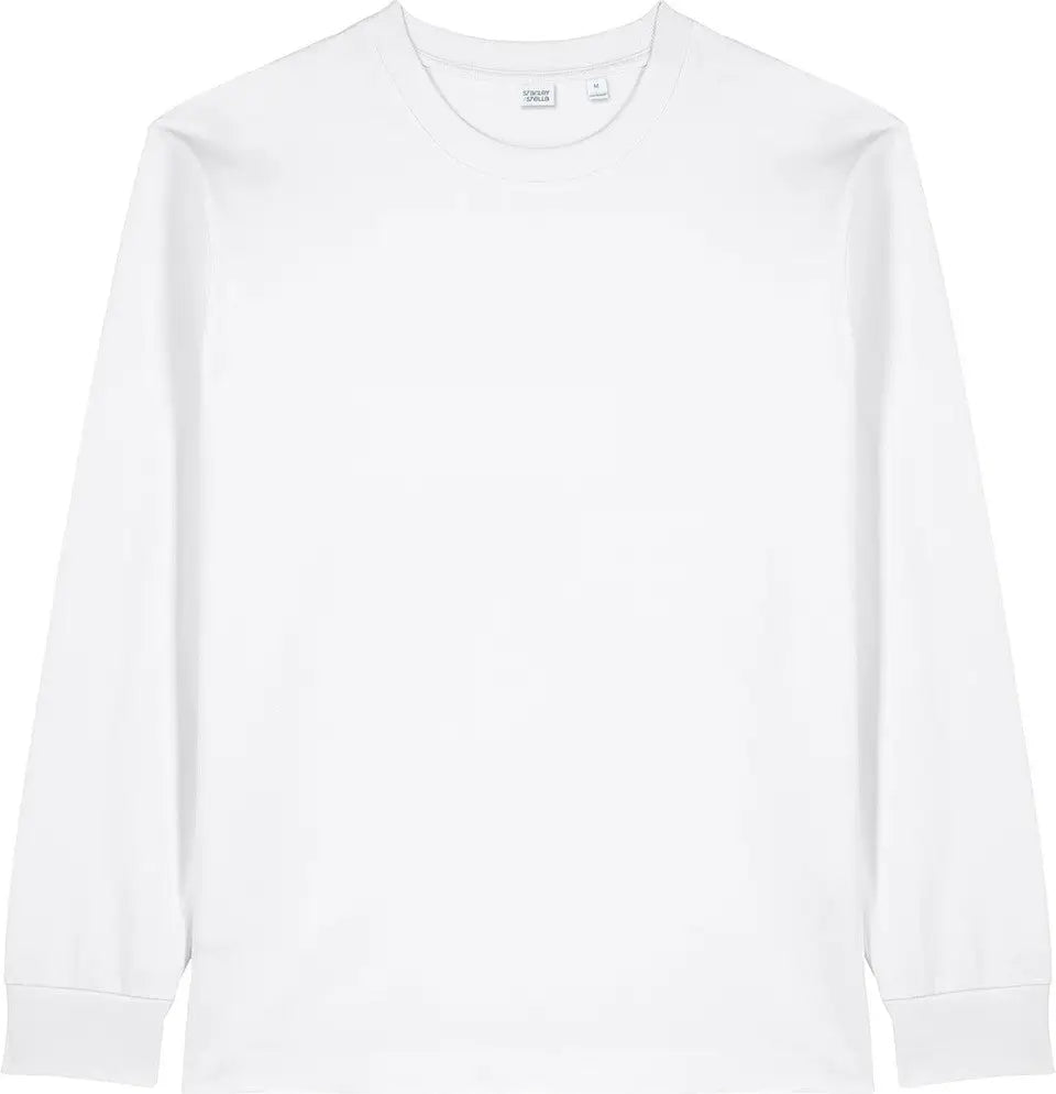 Stanley/stella Sxu023 Unisex Freestyler Heavyweight Long Sleeve Tee - White