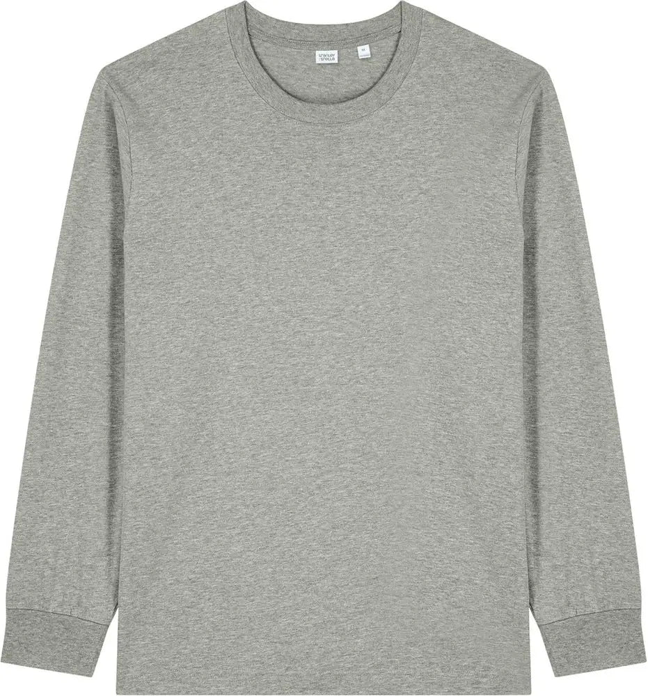Stanley/stella Sxu023 Unisex Freestyler Heavyweight Long Sleeve Tee - Heather Gray