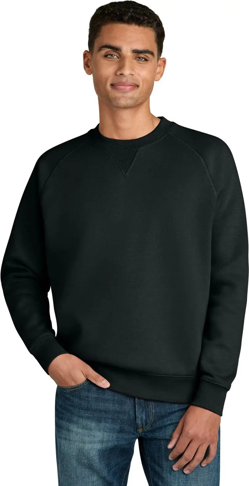 Stanley/stella Sxu026 Unisex Knoxer Crewneck Sweatshirt - Black
