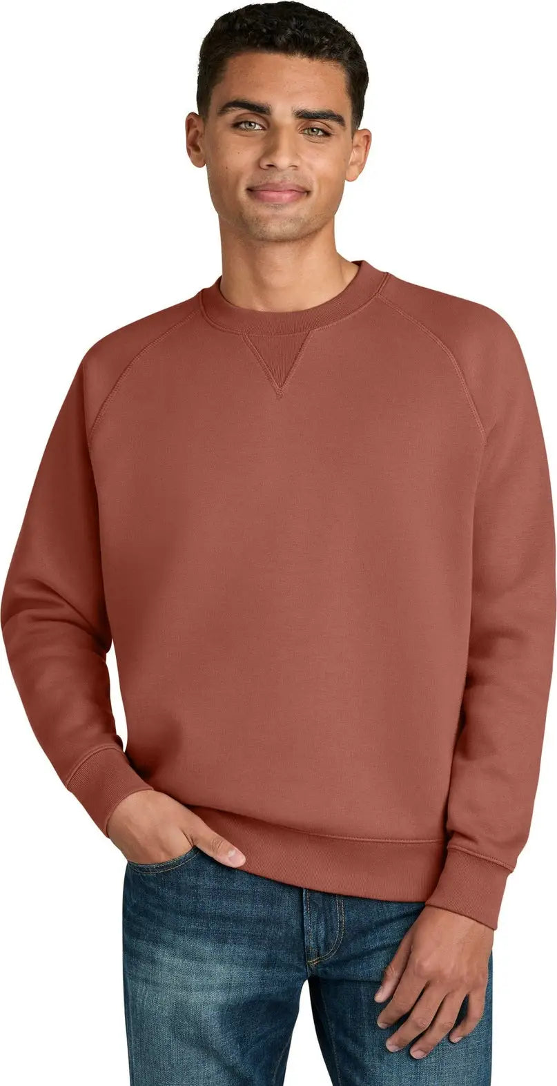 Stanley/stella Sxu026 Unisex Knoxer Crewneck Sweatshirt - Heritage Brown - Adult m