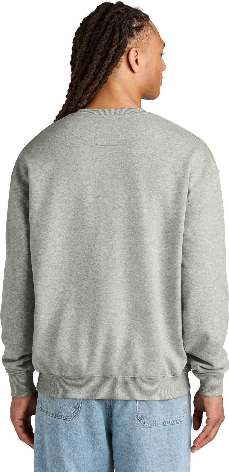 Stanley/stella Sxu029 Unisex Ledger Dry Crewneck Sweatshirt - Heather Gray