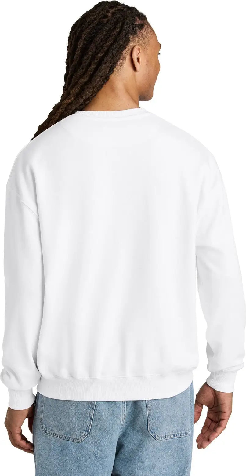 Stanley/stella Sxu029 Unisex Ledger Dry Crewneck Sweatshirt - White