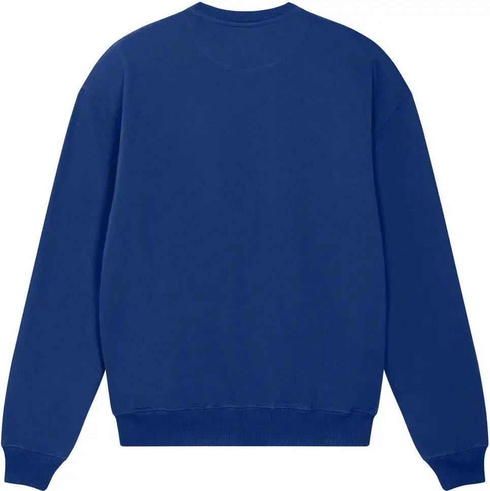 Stanley/stella Sxu029 Unisex Ledger Dry Crewneck Sweatshirt - Worker Blue - Adult Xs