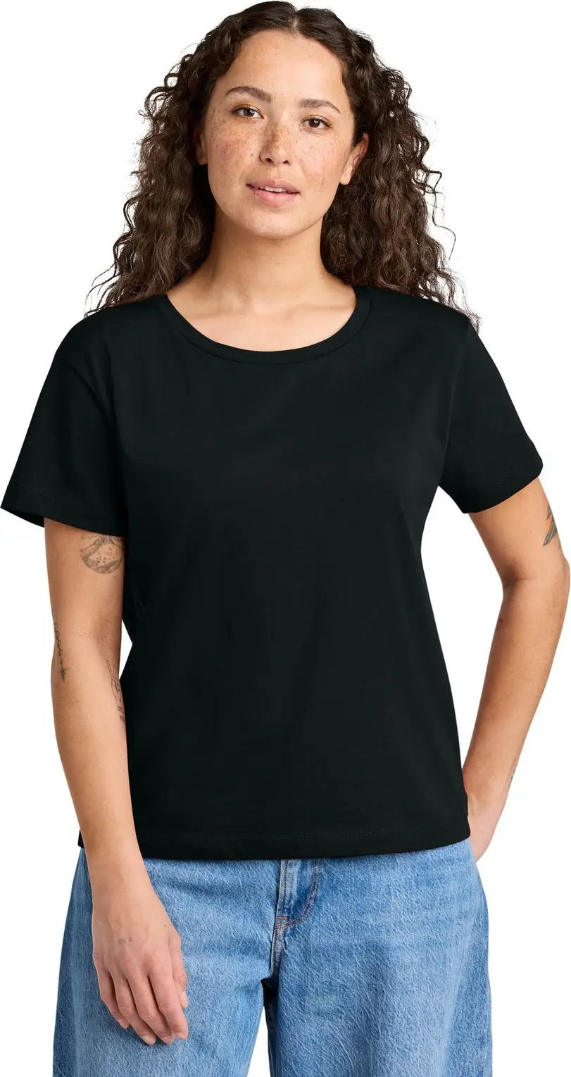 Stanley/stella Sxw008 Women’s Stella Serena Scoop Neck Tee - Black - Ladies Xs