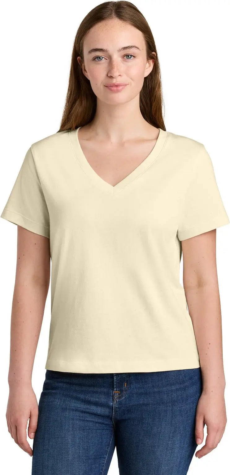 Stanley/stella Sxw032 Women’s Stella Isla V-neck Tee - Natural Raw - Ladies Xs