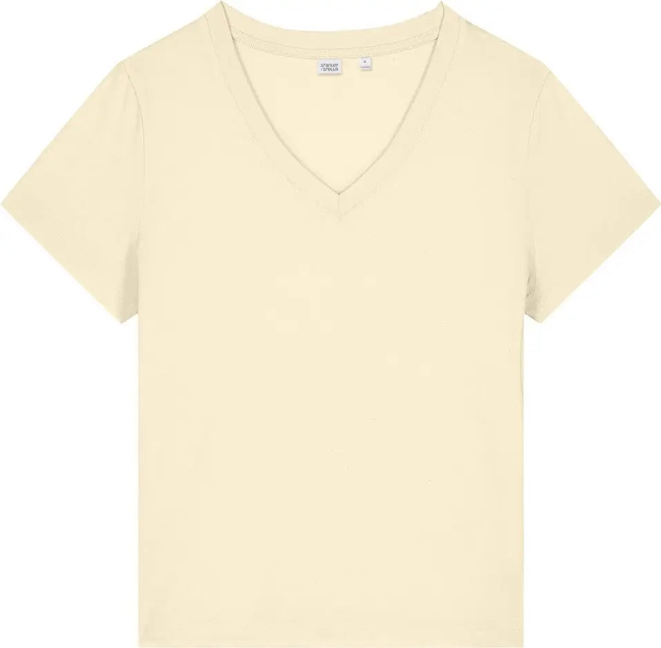 Stanley/stella Sxw032 Women’s Stella Isla V-neck Tee - Natural Raw