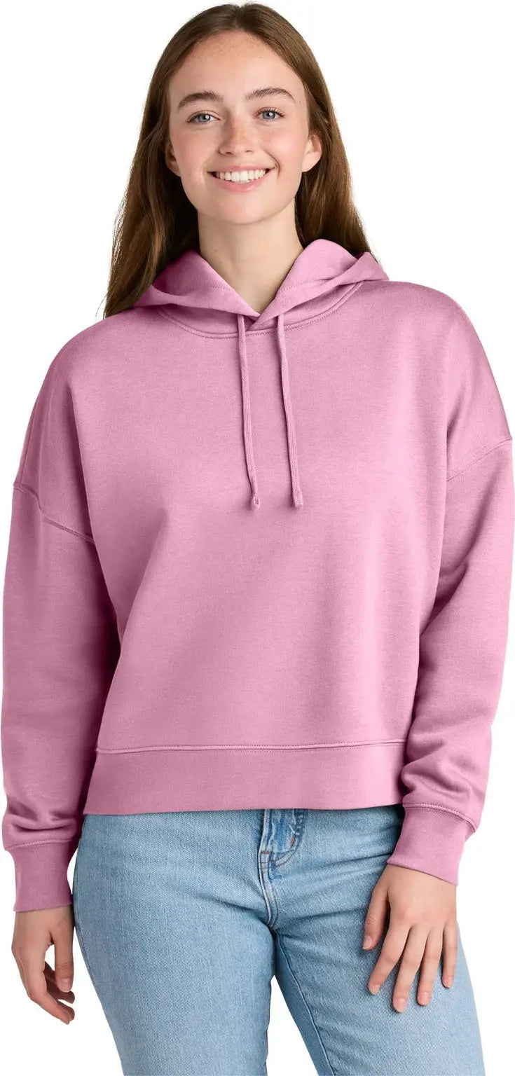 Stanley/stella Sxw035 Women’s Stella Nora Hooded Sweatshirt - Bubble Pink - Ladies Xs