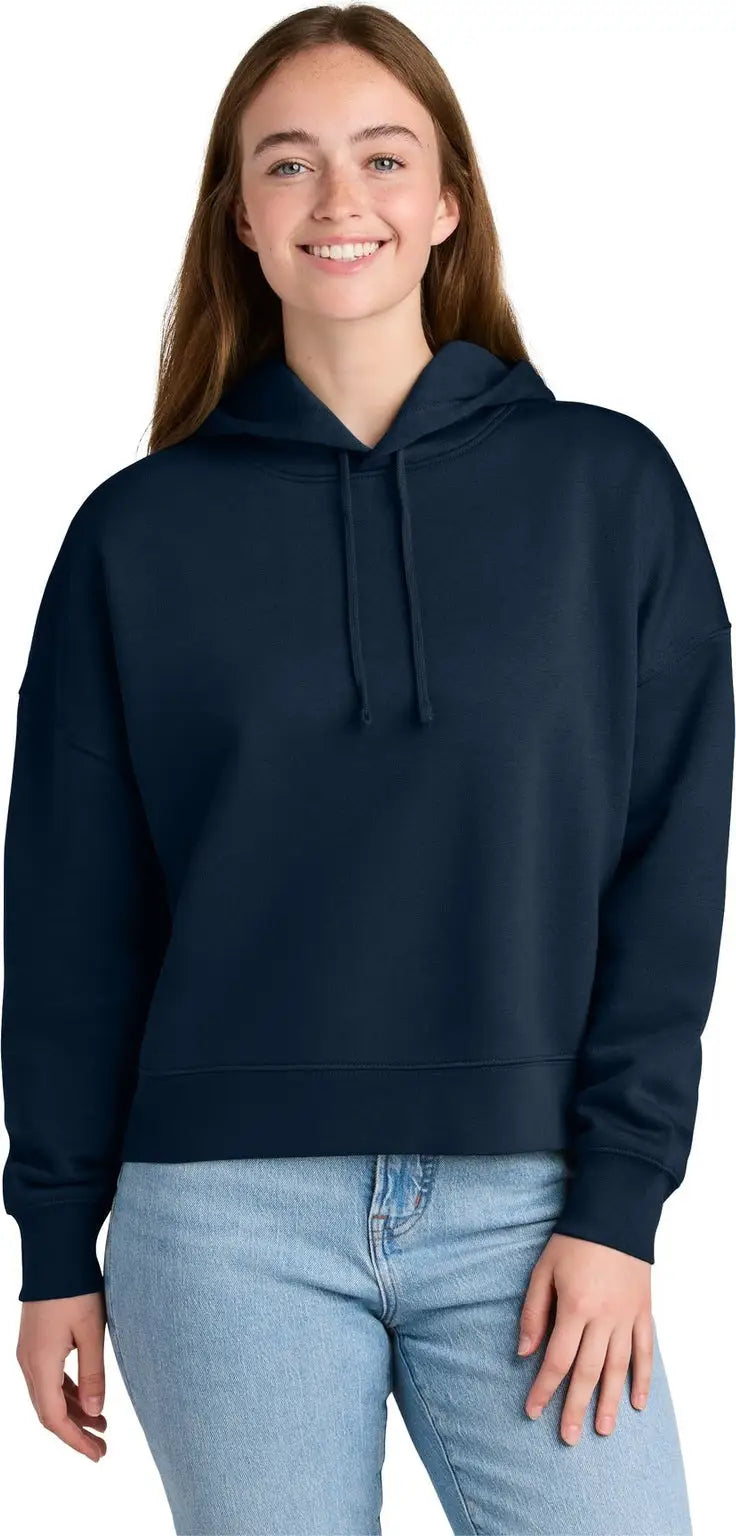 Stanley/stella Sxw035 Women’s Stella Nora Hooded Sweatshirt - French Navy - Ladies Xs