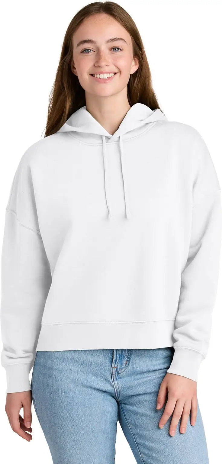 Stanley/stella Sxw035 Women’s Stella Nora Hooded Sweatshirt - White - Ladies Xs