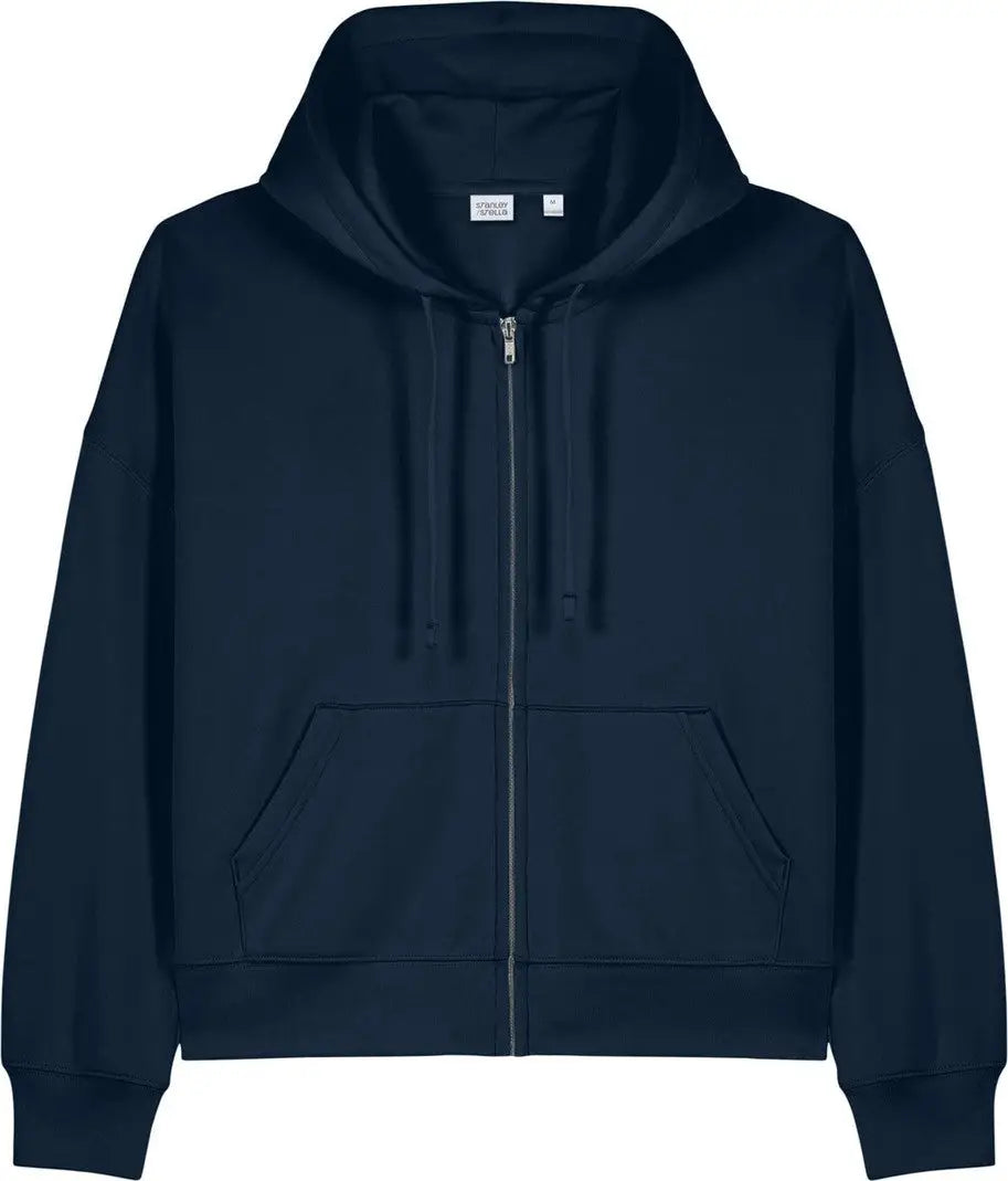Stanley/stella Sxw037 Women’s Stella Ida Full-zip Hooded Sweatshirt - French Navy