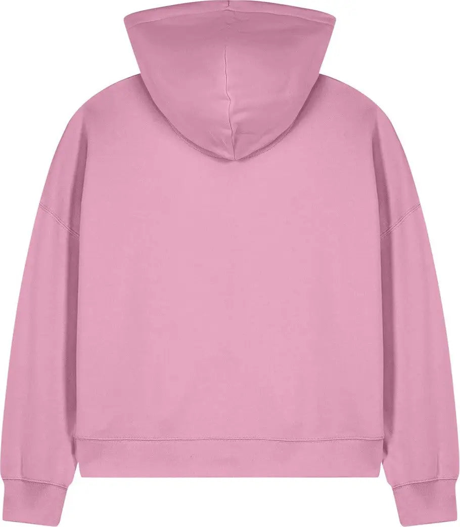 Stanley/stella Sxw037 Women’s Stella Ida Full-zip Hooded Sweatshirt - Bubble Pink - Ladies Xs