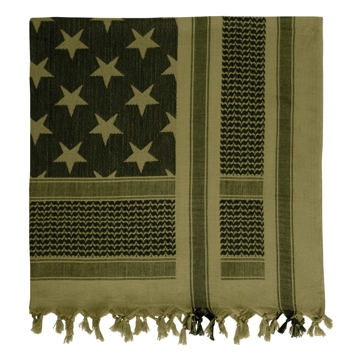 Stars and Stripes us Flag Shemagh Tactical Desert Keffiyeh Scarf