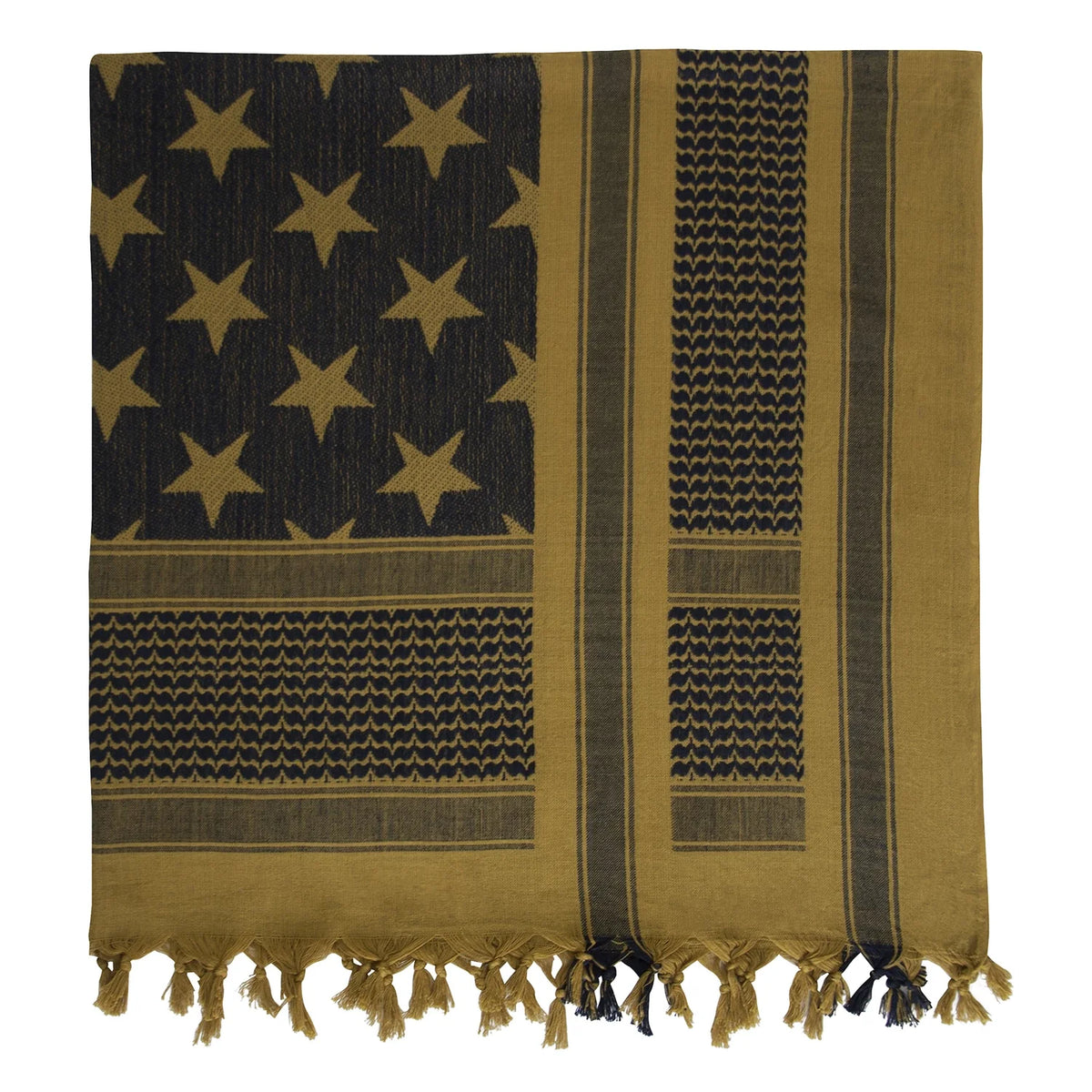 Stars and Stripes us Flag Shemagh Tactical Desert Keffiyeh Scarf