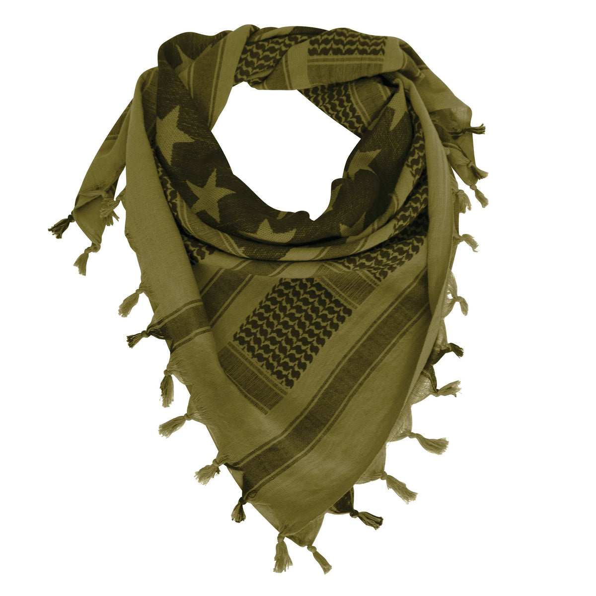 Stars and Stripes us Flag Shemagh Tactical Desert Keffiyeh Scarf