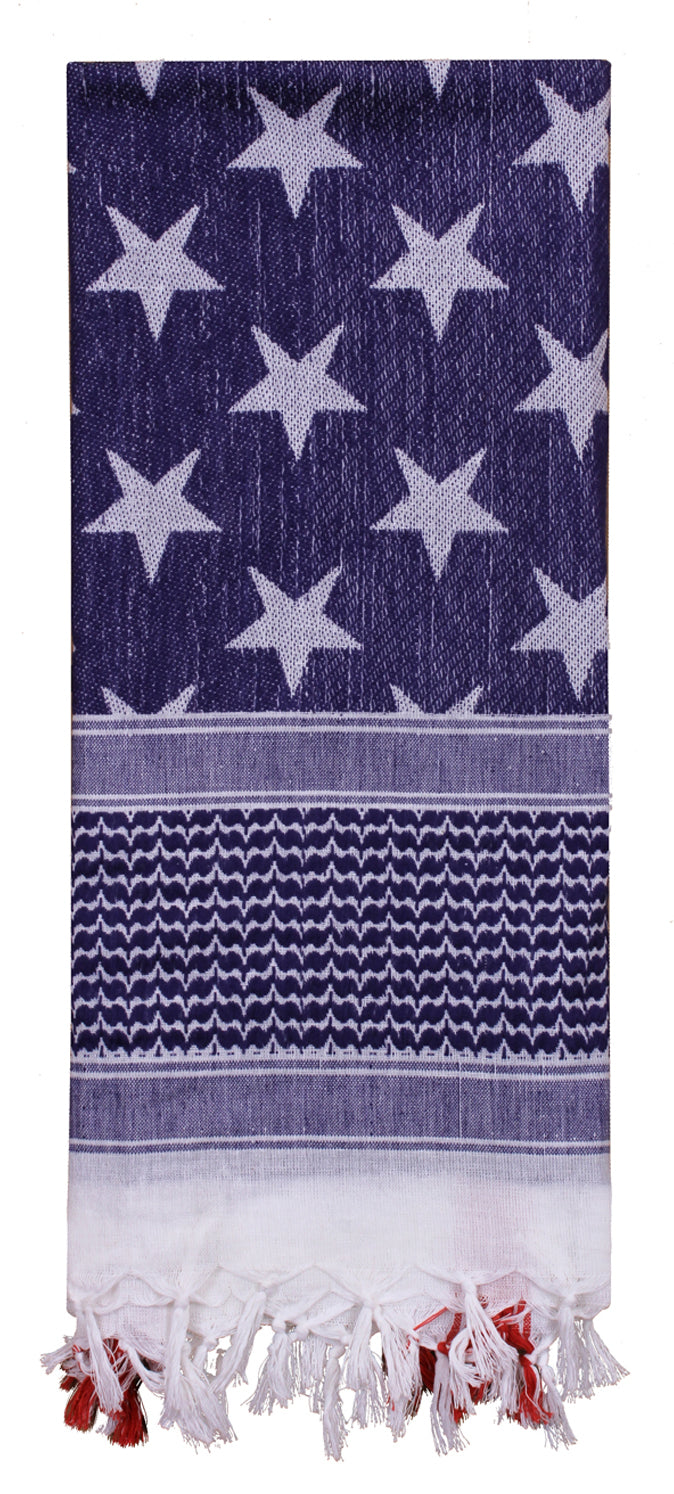 Stars and Stripes us Flag Shemagh Tactical Desert Keffiyeh Scarf