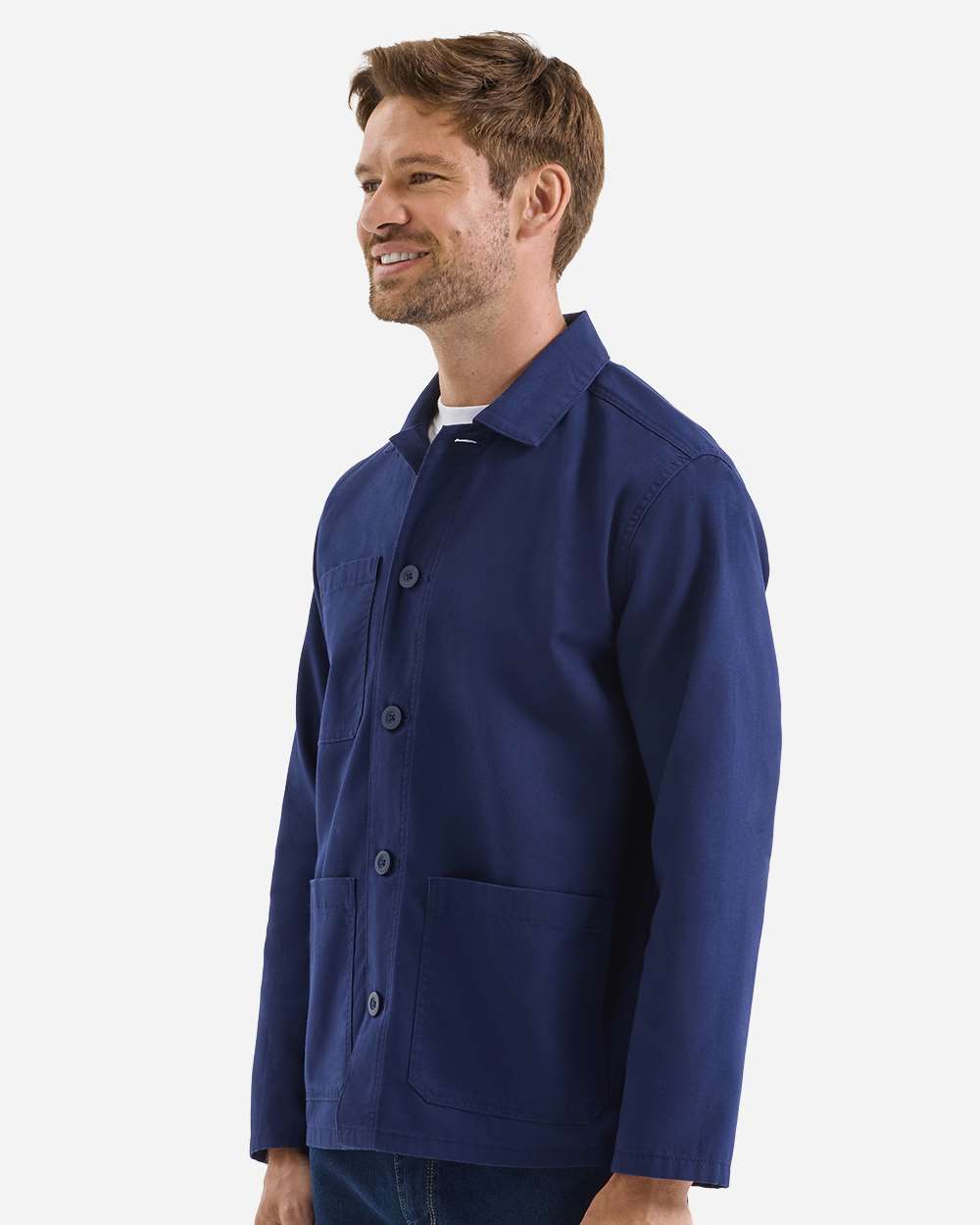 Stay Navy Unisex Utility 2.0 Chore Jacket - RP022 plain