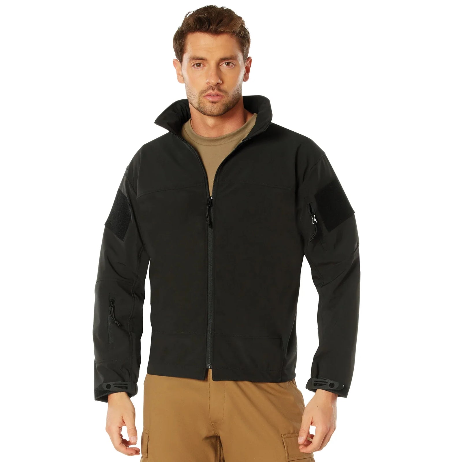 Stealth Ops Soft Shell Tactical Jacket - Black / s