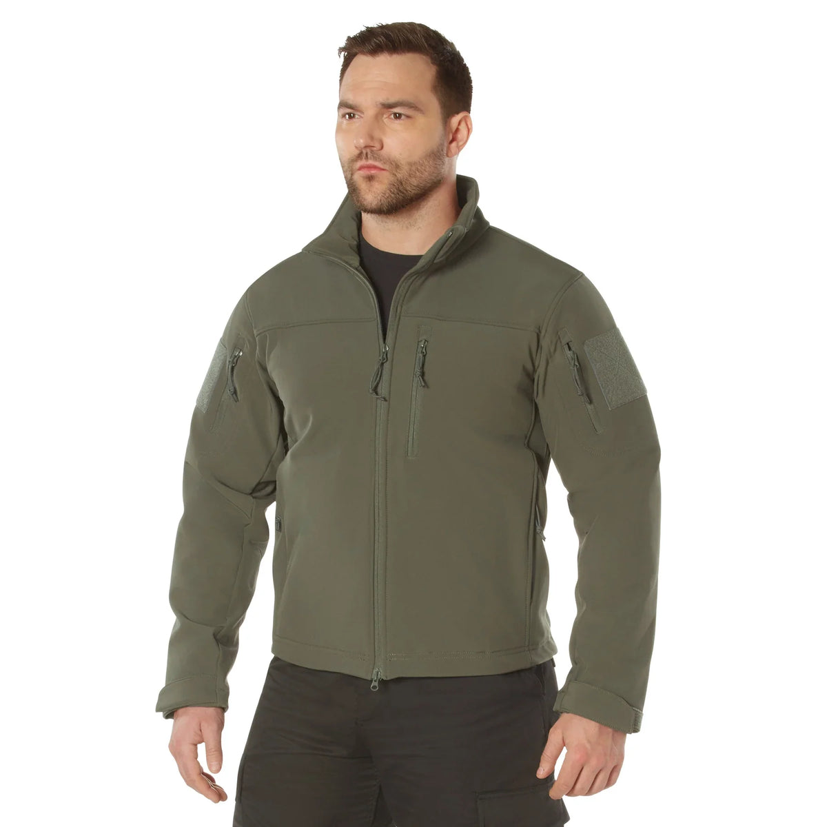 Stealth Ops Soft Shell Tactical Jacket - Olive Drab / s