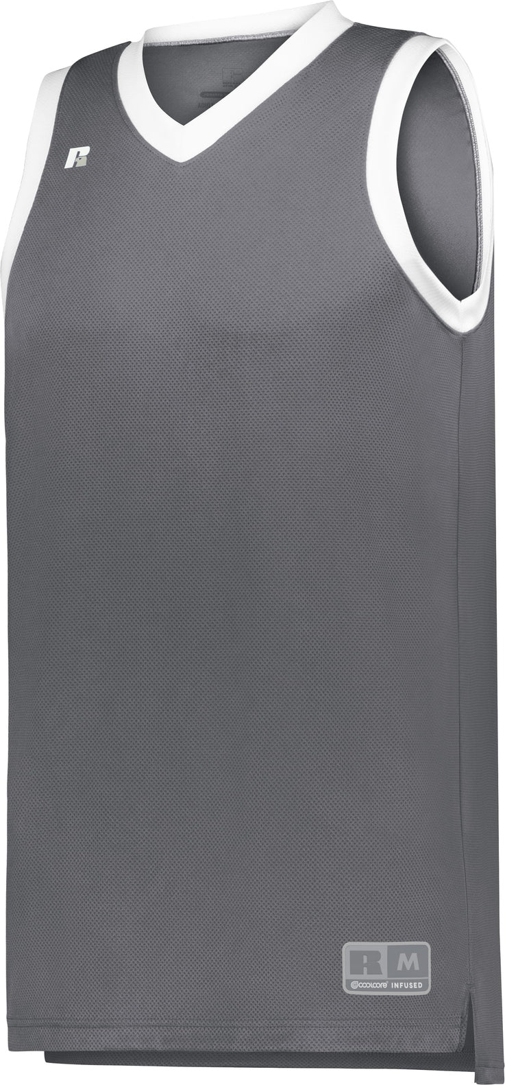 STEALTH/WHITE YTH COOLCORE ELITE JERSEY