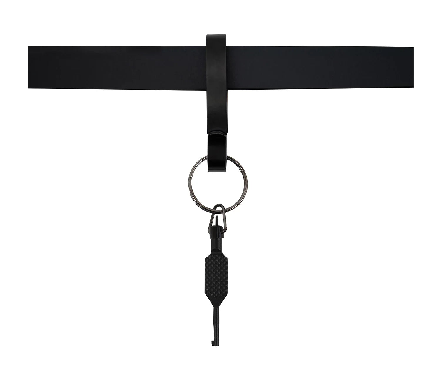 Steel Belt Key Clip - Black