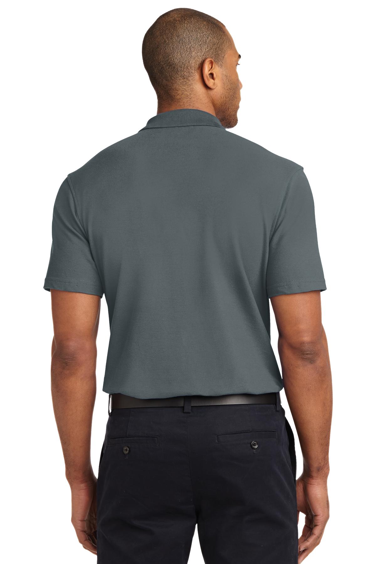 Steel Grey Port Authority Stain-Release Polo. K510