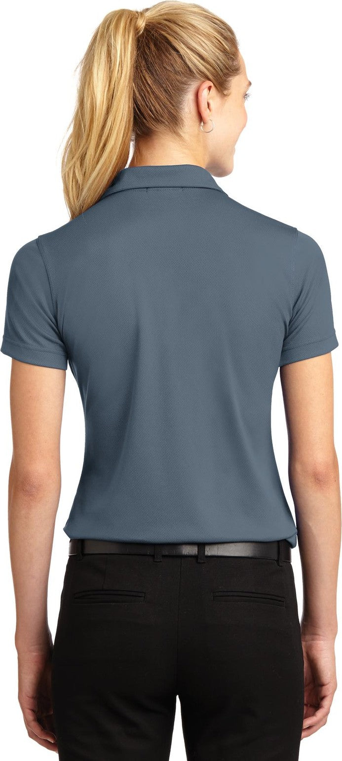 Steel Sport-Tek Women's Dri-Mesh V-Neck Polo. L469