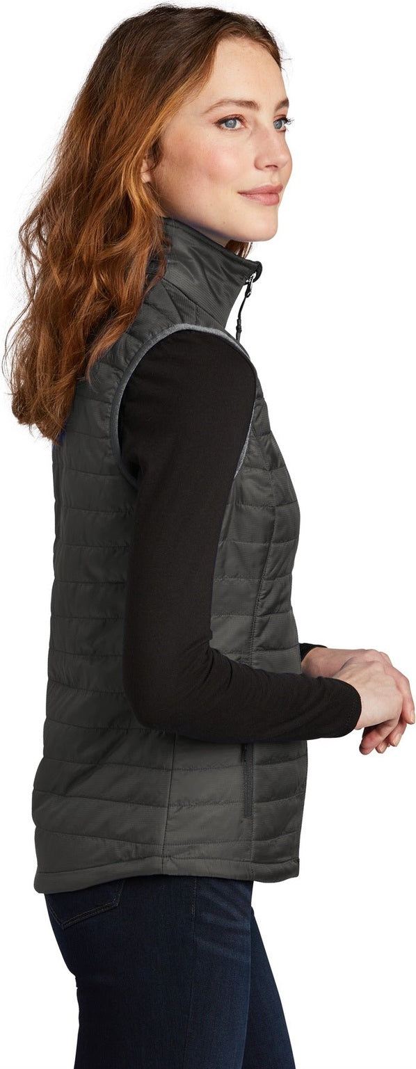 Sterl Gry/Grph Port Authority Women's Packable Puffy Vest L851