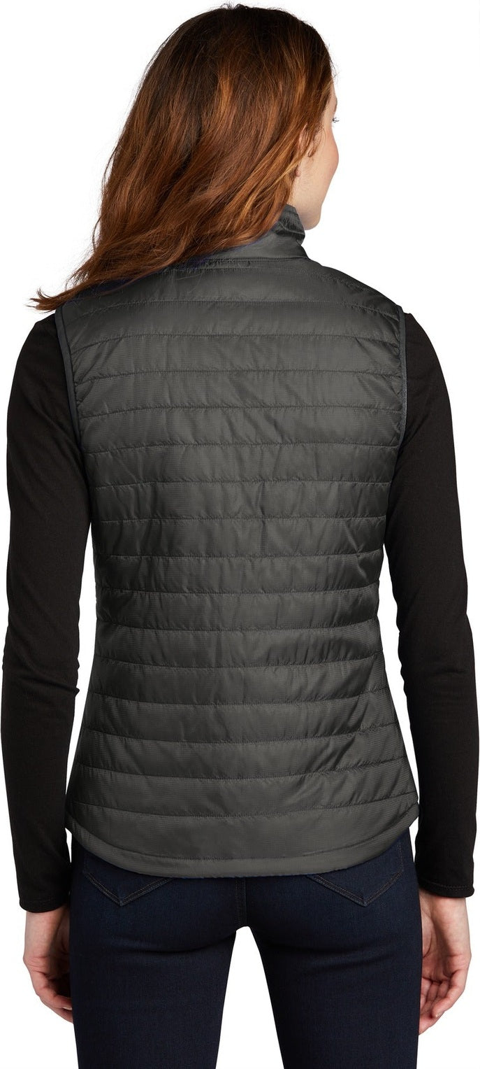 Sterl Gry/Grph Port Authority Women's Packable Puffy Vest L851