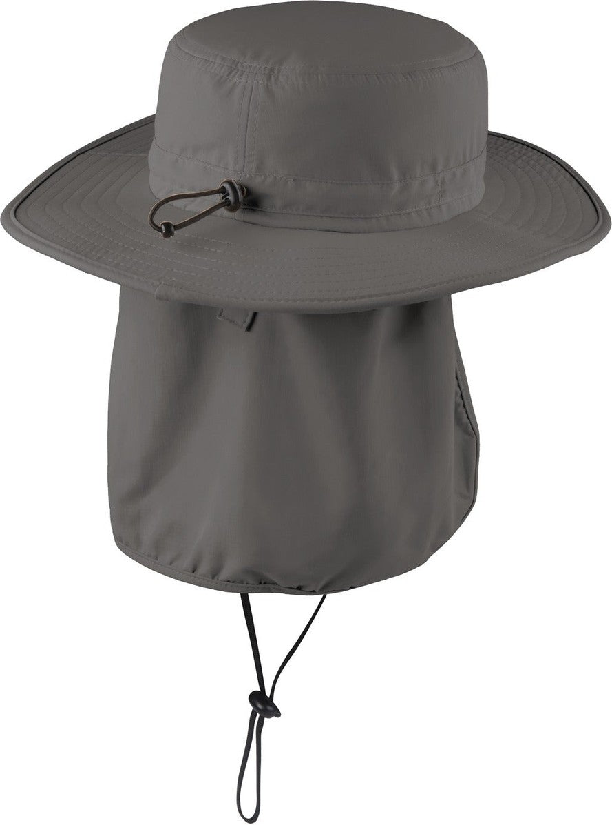 Sterling Grey Port Authority Outdoor Wide-Brim Hat. C920
