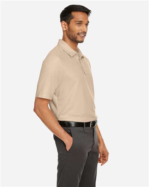 Left View of Stone Men's Fusion ChromaSoft™ Pique Polo - CE112