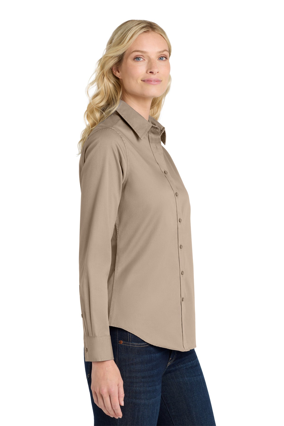 Stone Port Authority Women's Long Sleeve Easy Care Shirt. L608