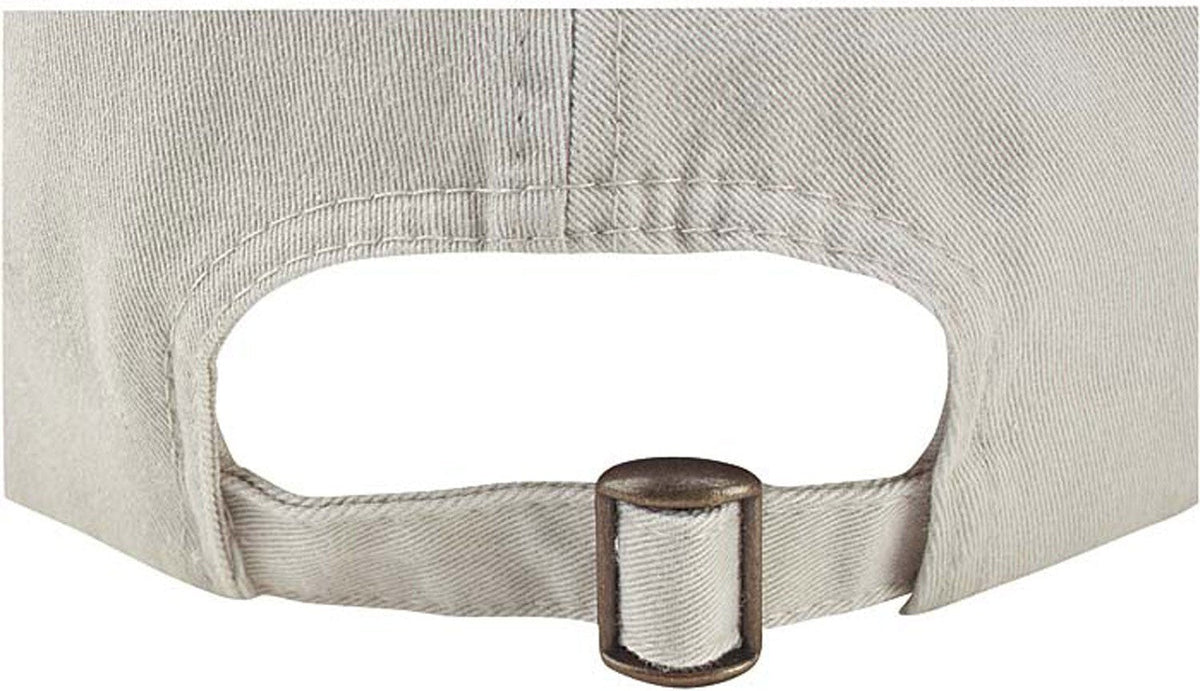 Stone/Orange 6 Panel Stone Washed Twill Relax