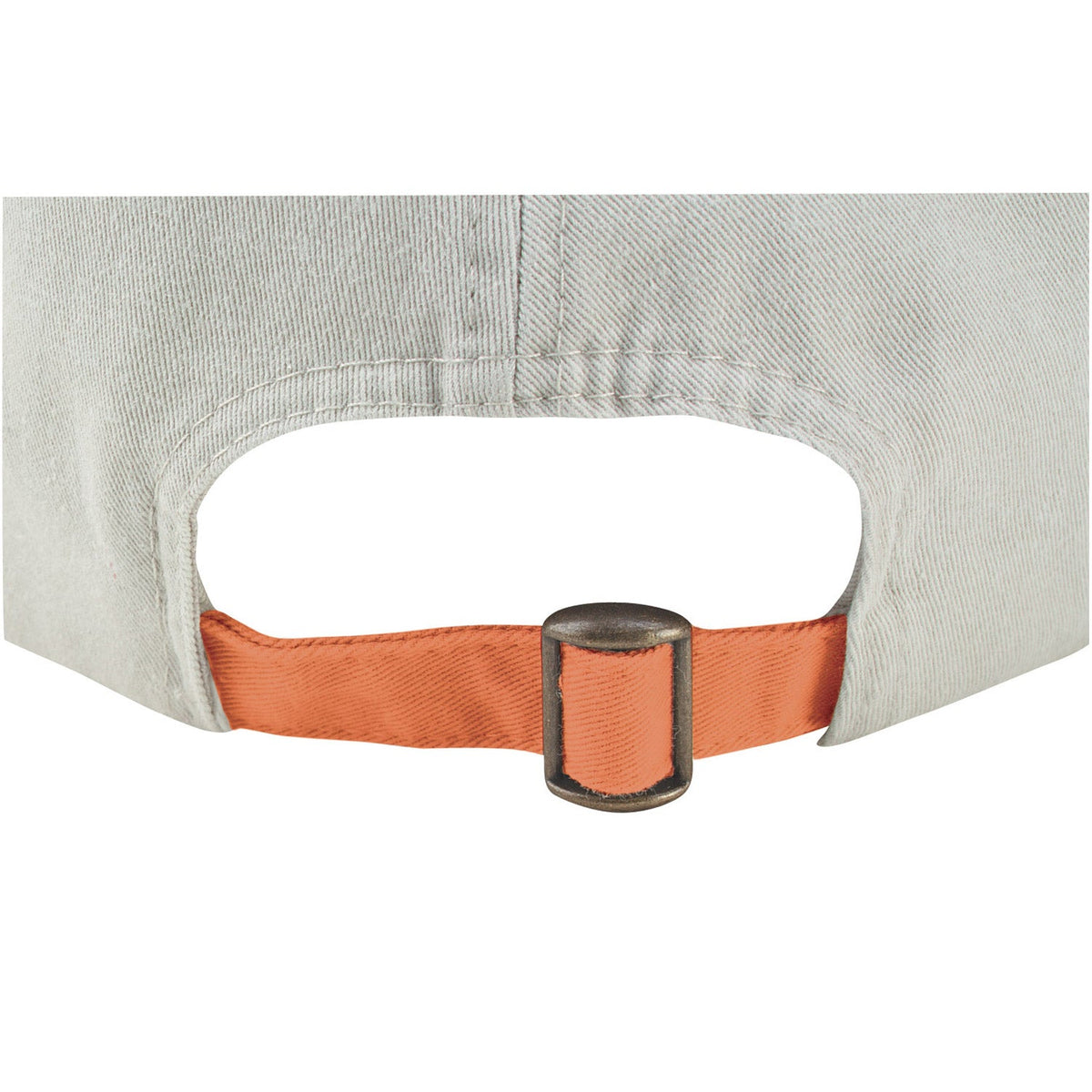 Stone/Red 6 Panel Stone Washed Twill Relax