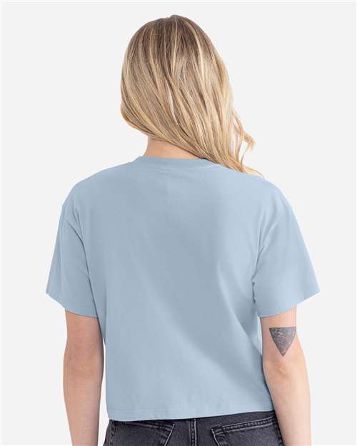 Stonewash Denim Women&#39;s Ideal Crop Top - 1580