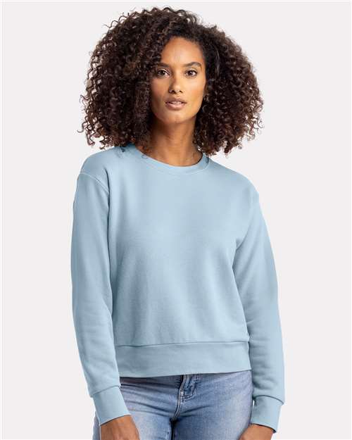 Stonewash Denim Women&#39;s Laguna Sueded Sweatshirt - 9084