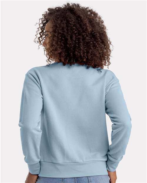 Stonewash Denim Women&#39;s Laguna Sueded Sweatshirt - 9084