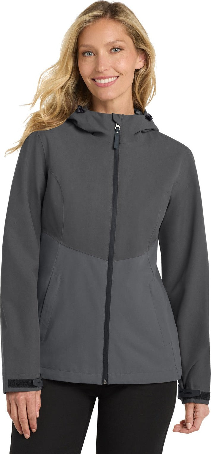 Storm Gy/Sh Gy Port Authority Women's Tech Rain Jacket L406