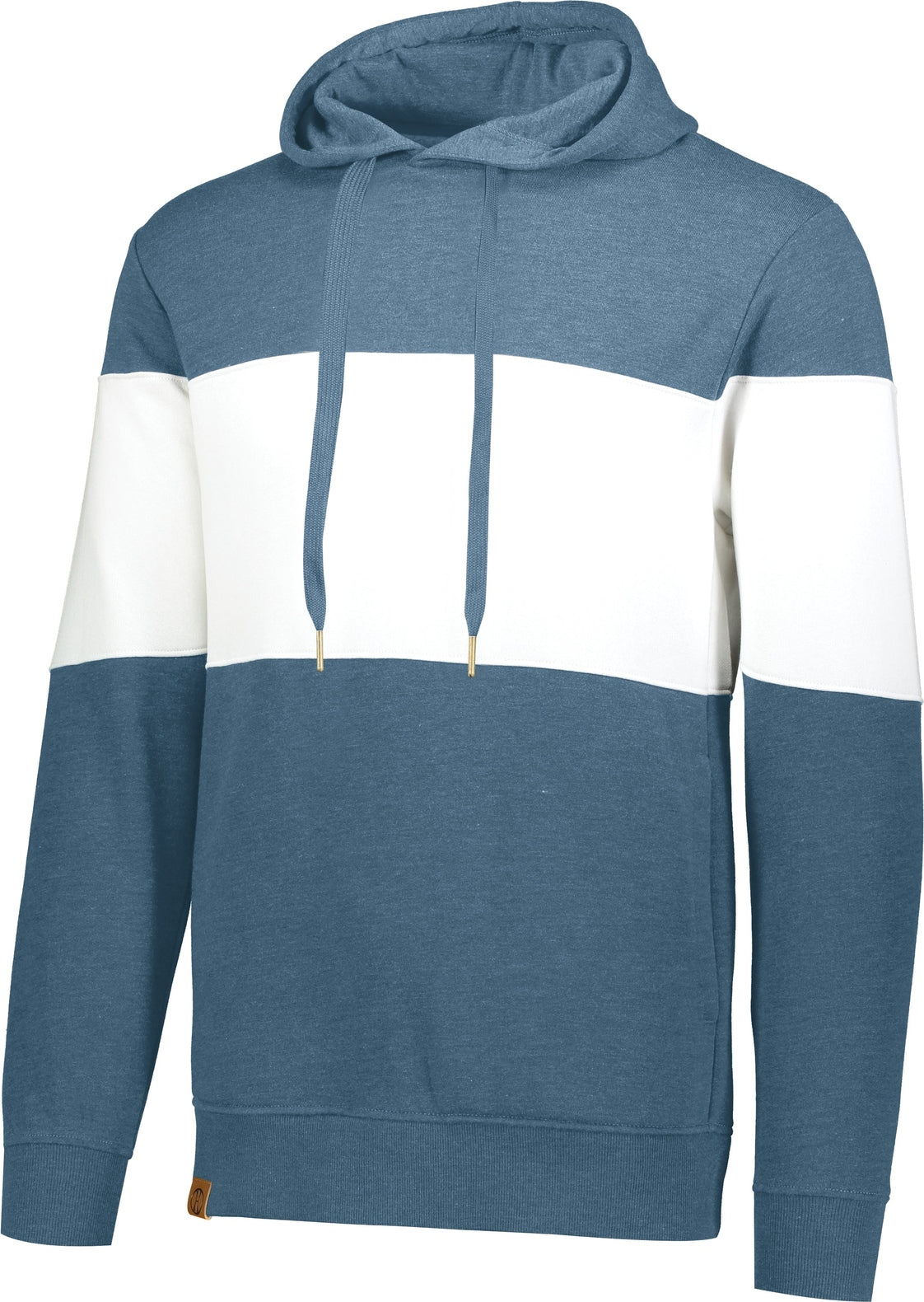 STORM HEATHER/WHITE ALL-AMERICAN HOODIE