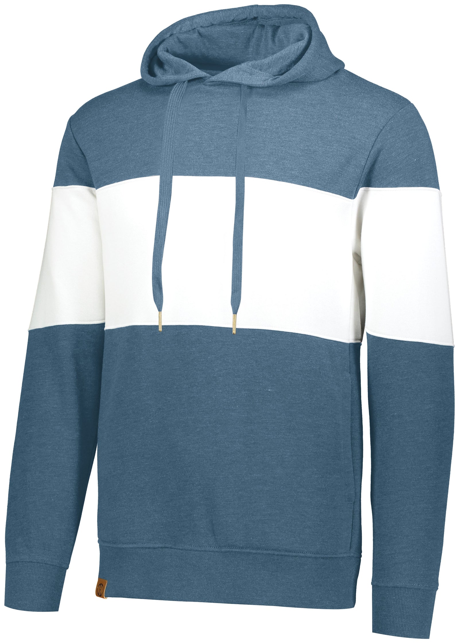 STORM HEATHER/WHITE ALL-AMERICAN HOODIE